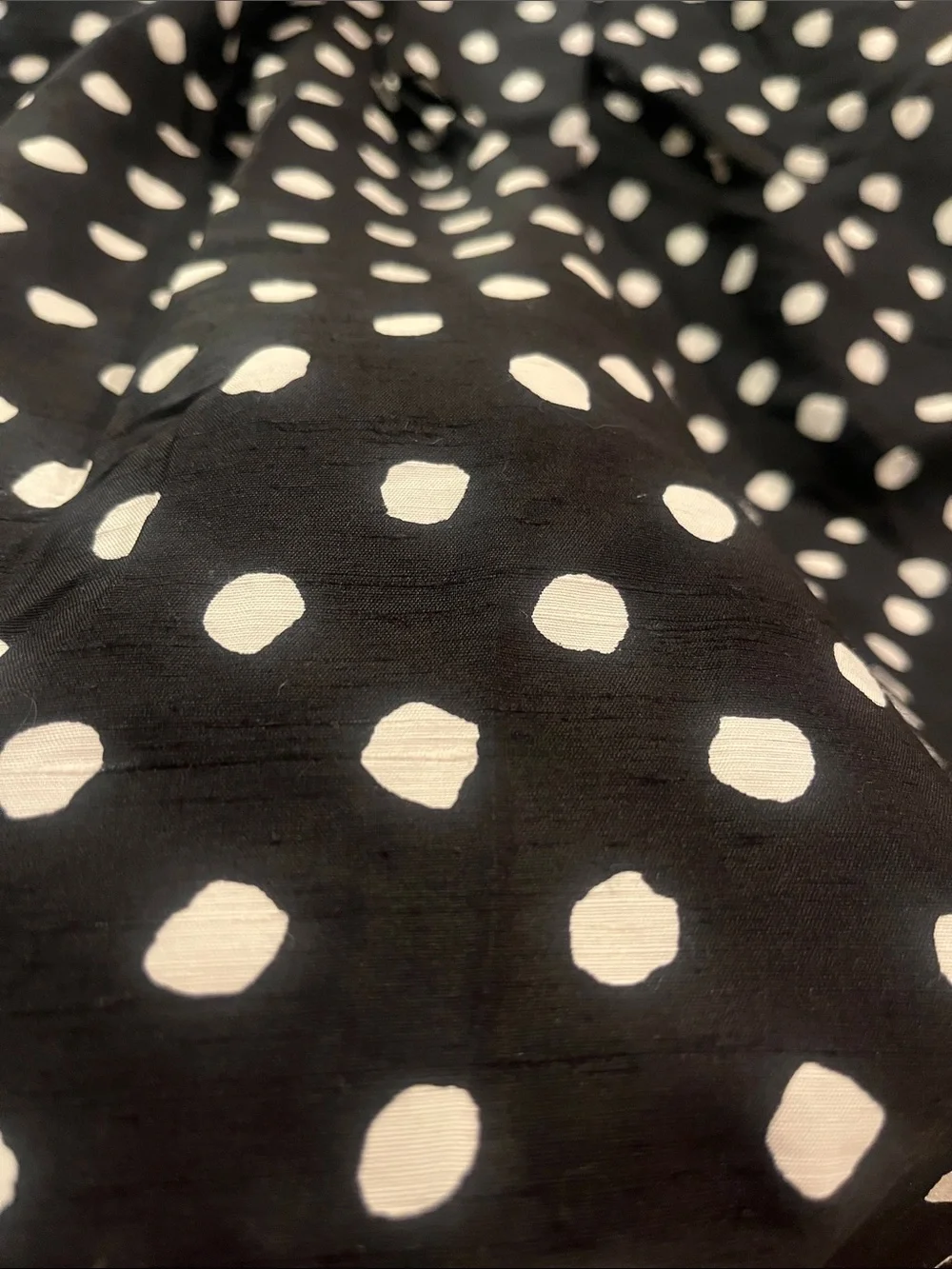 ♠️👓♠️👓♠️ kate spade Black&White Silk Polkadot BIG BOW “Jillian” Dress sz12 EUC